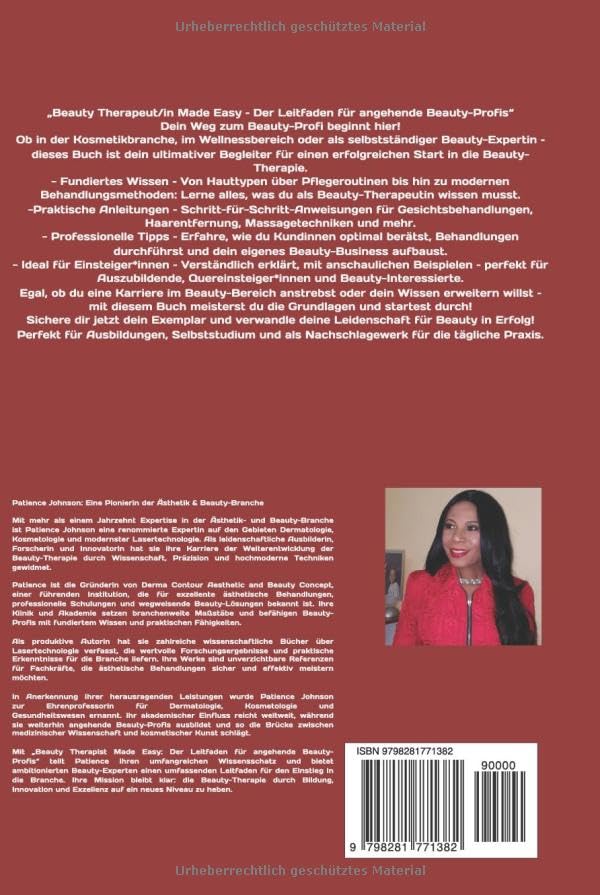Beauty Therapeut/in Made Easy: „Der Leitfaden für angehende Beauty-Profis" Paperback By Patience Johnson - Image 5