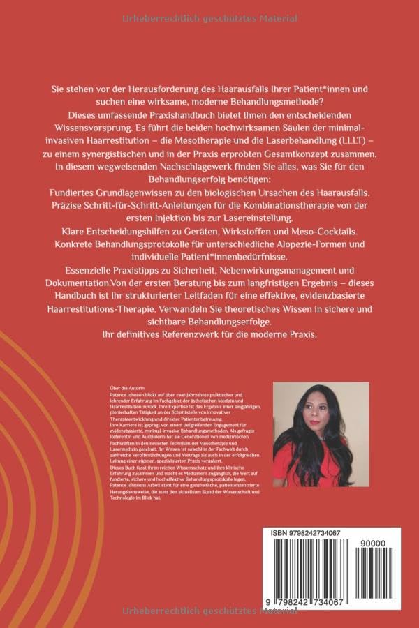 Das umfassende Praxishandbuch - Haarwachstums Mesotherapie mit Laser - Patience Johnson - Image 2