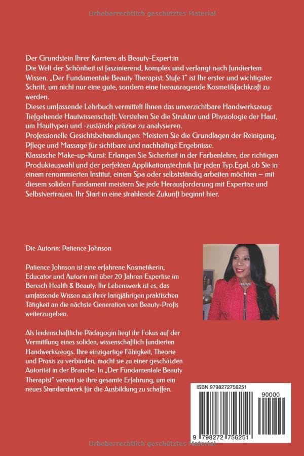 Der Fundamentale Beauty Therapist: Stufe 1 TaschenBuch Bei Patience Johnson - Image 2