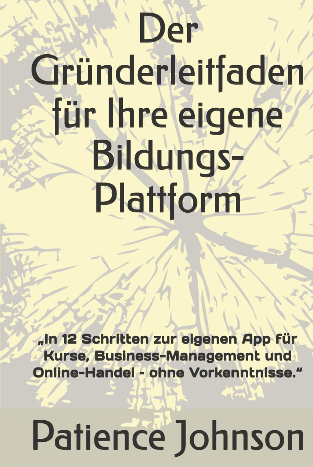 Der Gründerleitfaden für Ihre eigene Bildungs-Plattform Book By Patience Johnson