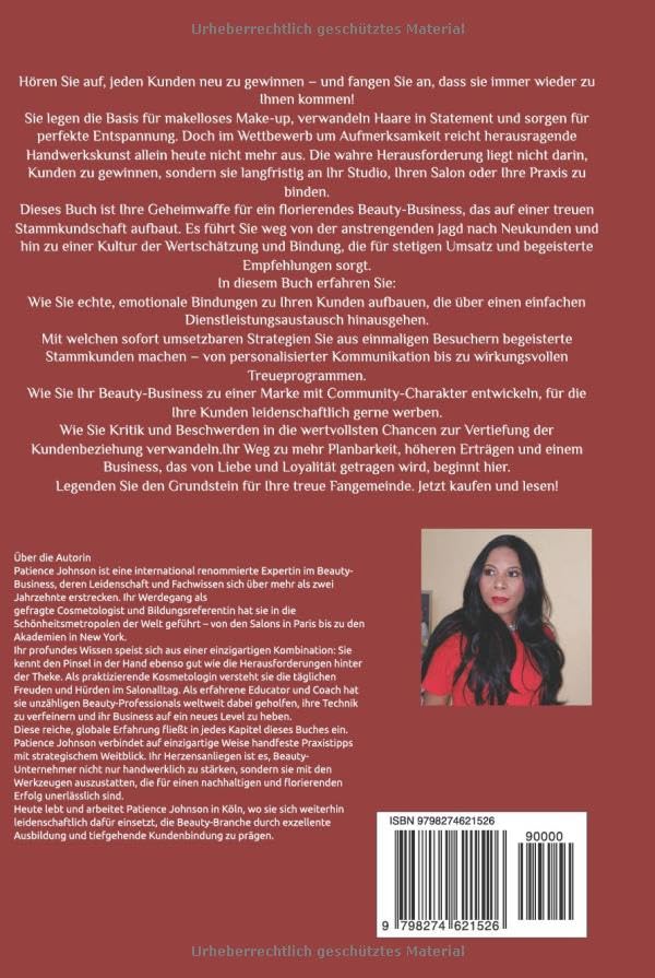 Die Kunst der Kundenbindung Gebundenes Buch - Patience Johnson - Image 2