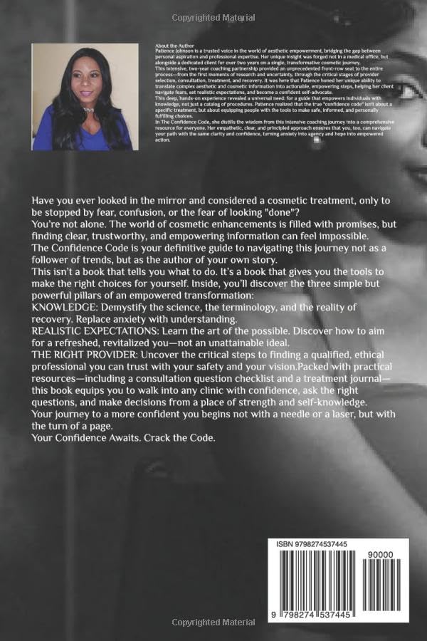 The Confidence Code: How Cosmetic Treatments Can Empower Your Life Book By Patience Johnson - Image 2