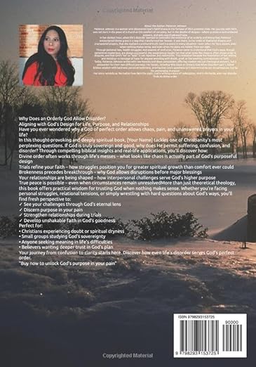 Why Does an Orderly God Allow Disorder? Paperback By Patience Johnson - Image 2