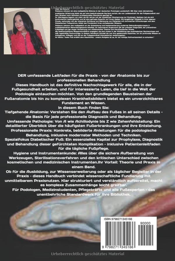 Das Podologie Praxis-Handbuch Gebundenesbuch - Patience Johnson - Image 2