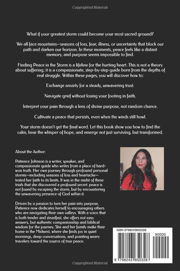 Finding Peace in the Storm Paperback By Patience Johnson - Image 2