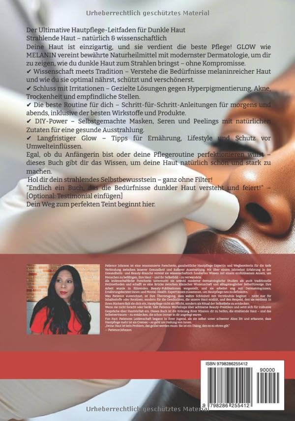 GLOW wie MELANIN: Der Ultimative Hautpflege-Leitfaden für Dunkler Haut Taschenbuch - Image 2