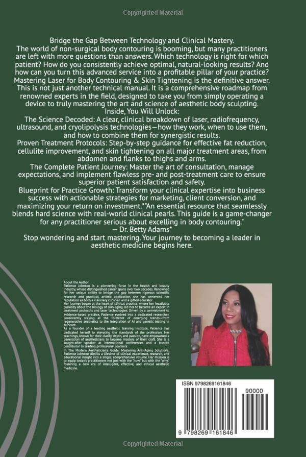 Mastering Laser for Body Contouring & Skin Tightening Hardcover By Patience Johnson - Image 2