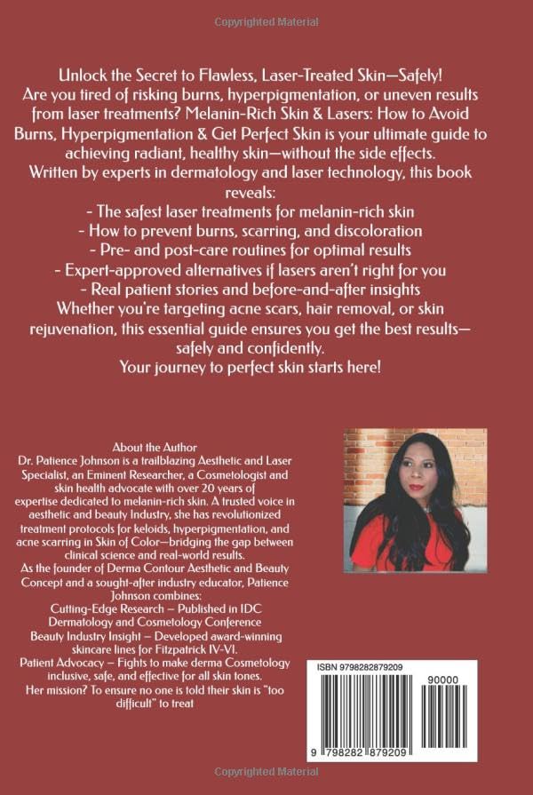 Melanin-Rich Skin & Lasers Hardcover By Patience Johnson - Image 2