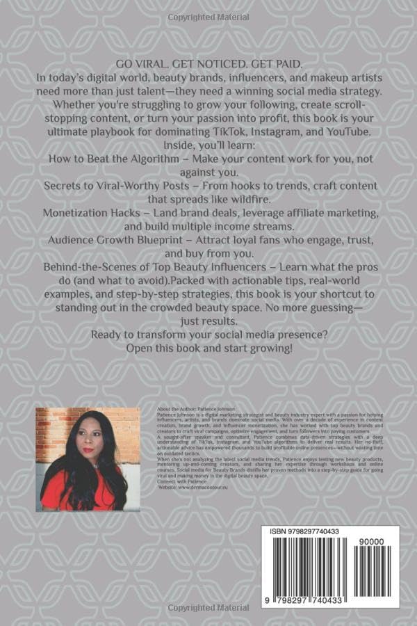 Social media for Beauty Brands Paperback By Patience Johnson - Image 2