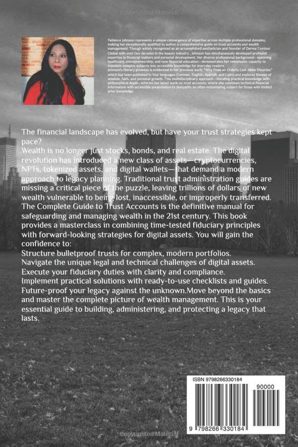 The Complete Guide to Trust Accounts Paperback Book By Patience Johnson - Image 2