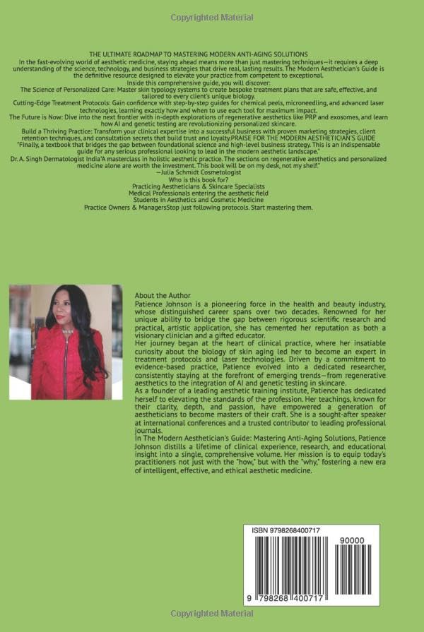 The Modern Aesthetician's Guide Hardcover By Patience Johnson - Image 2