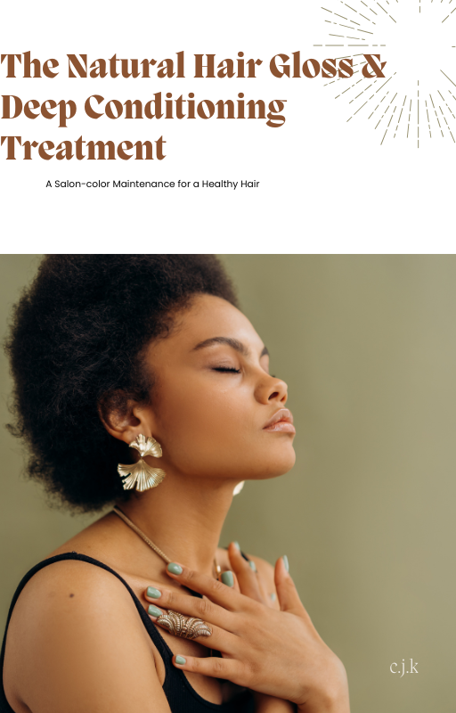 The Natural Hair Gloss & Deep Conditioning Treatment E-Book