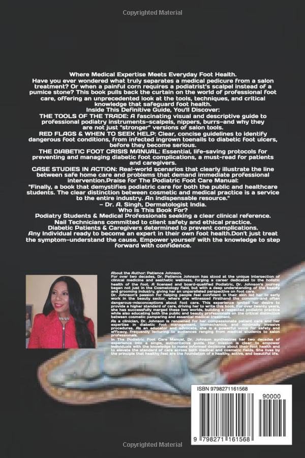 The Podiatric Foot Care Manual Paperback By Patience Johnson - Image 2
