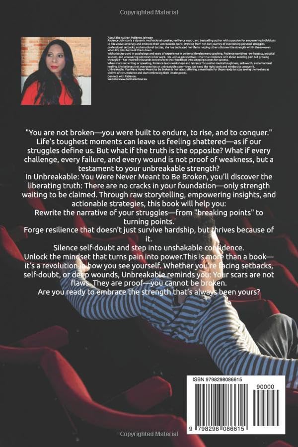 Unbreakable: You Were Never Meant to Be Broken Paperback By Patience Johnson - Image 2