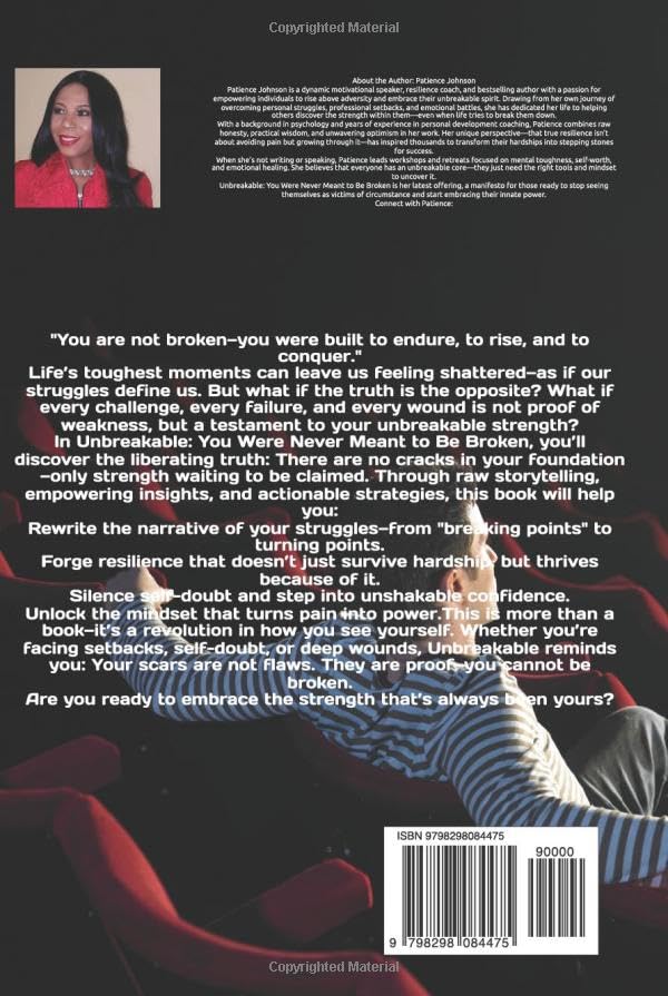 Unbreakable: You Were Never Meant to Be Broken Hardcover By Patience Johnson - Image 2